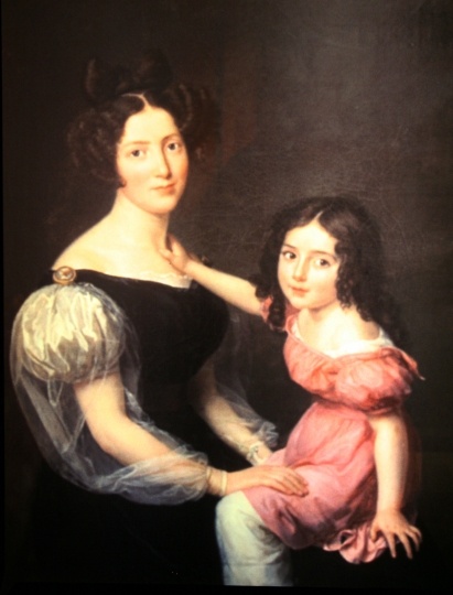 A picture of a mother and daughter